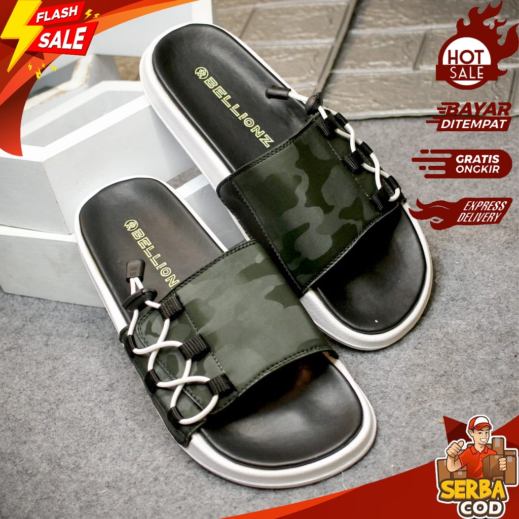EXTREME_CORPS - Sandal Slippers Unisex Pria Dan Wanita Original - Sendal Viral - Sendal Slide Pria C