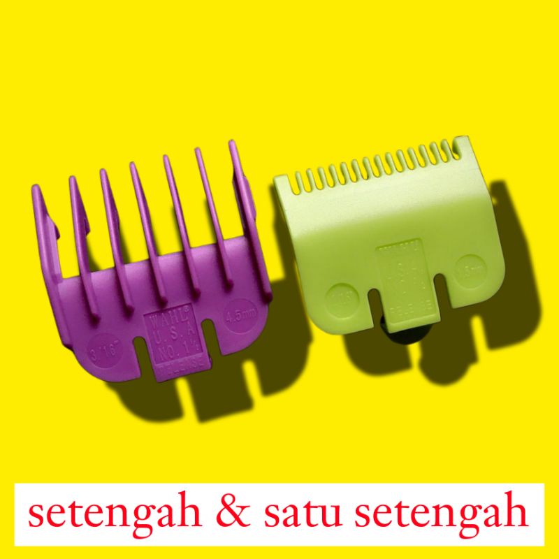 Potong Rambut sepatu mesin cukur 0,5&1,5 guard clipper 0.5 1.5 setengah dan satu setengah