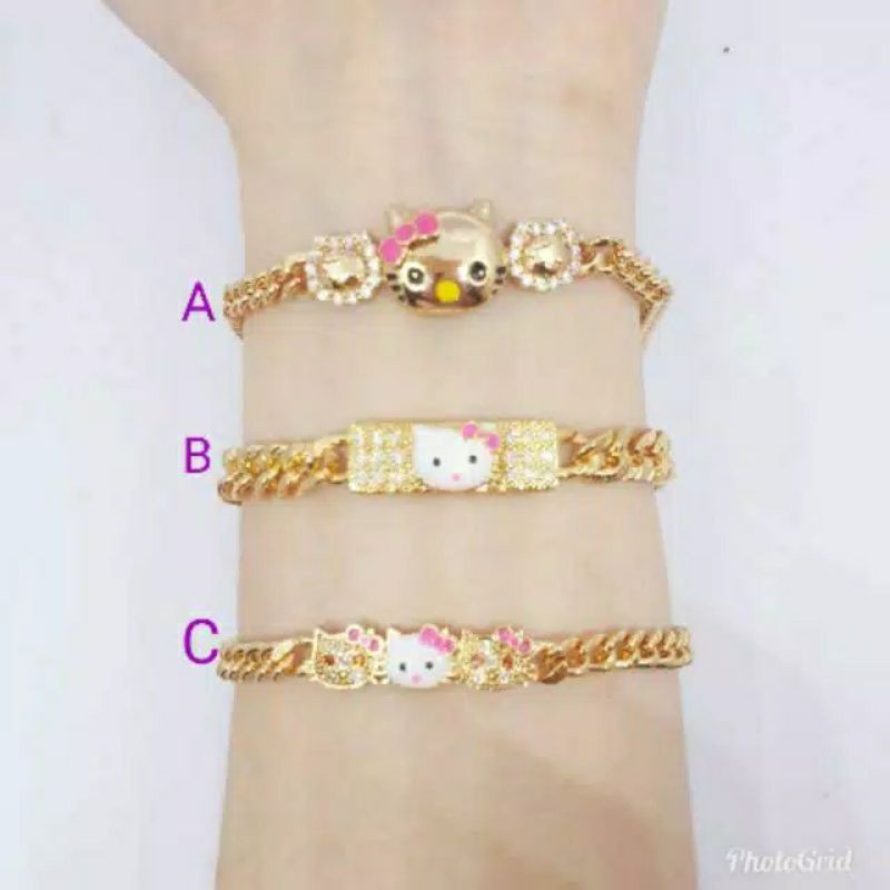 Gelang Rante anak hello Kitty aneka model [GRA-15]