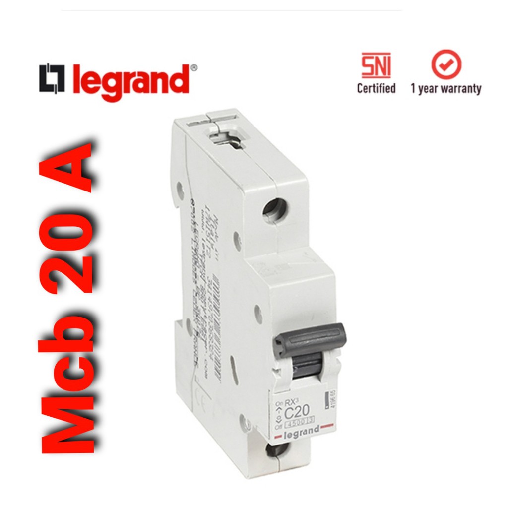 MCB 1 Pole 20A Legrand