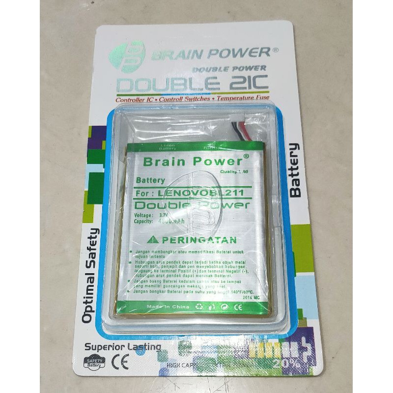 Battery batre Lenovo BL - 211 Brain power