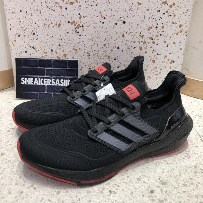Perlengkapan Lari Adidas Ultraboost 21 424 Arsenal 100% Original Material Guarantee