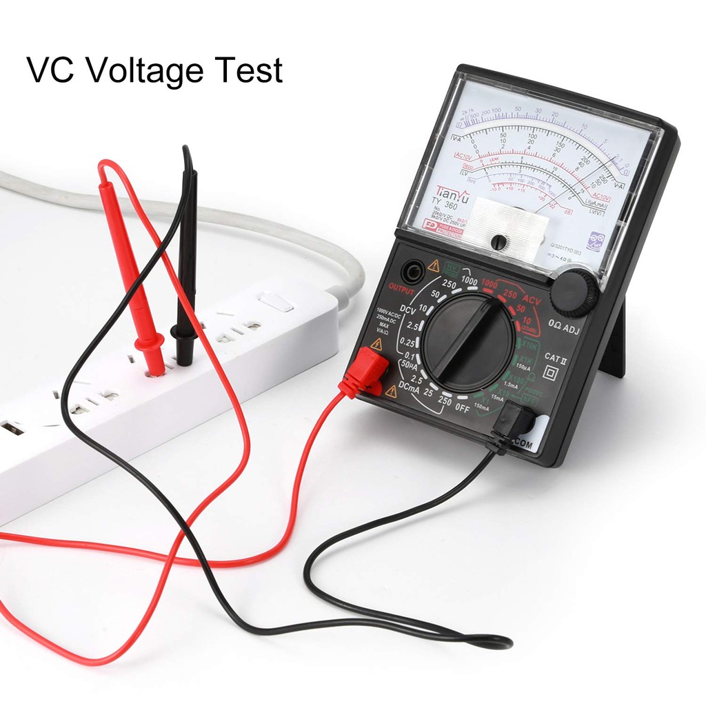 Multimeter Listrik Analog Multitester 360 TRN Pengukur Tegangan ampere