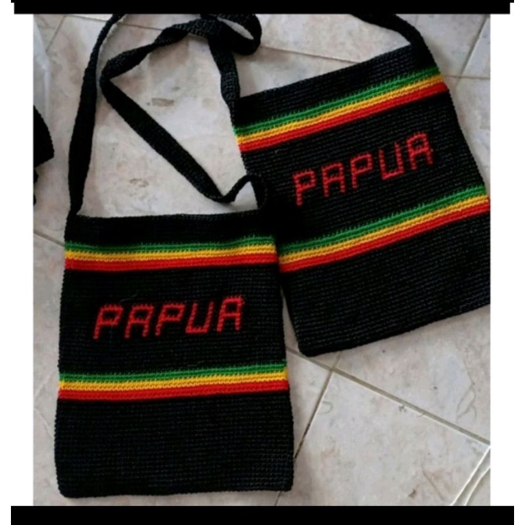 TAS NOKEN PAPUA, TAS PAPUA HITAM, TAS PAPUA RASTA , NOKEN PAPUA RASTA , GROSIR NOKEN PAPUA , PRODUSE