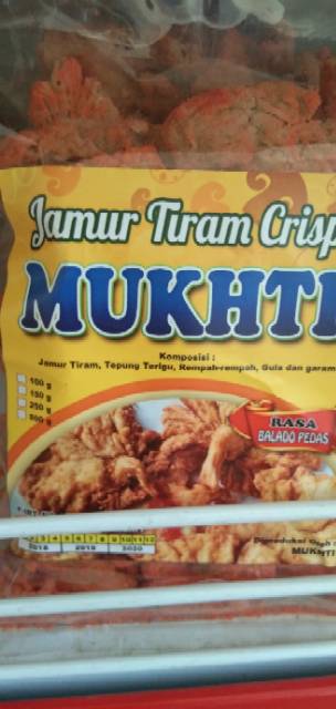 Jamur tiram crispy mukti 150g