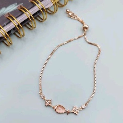 GELANG SERUT XUPING GOLD TEARDROP 413