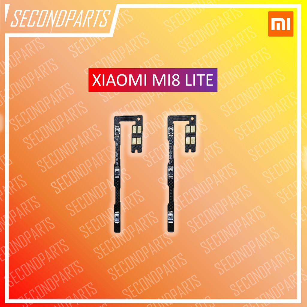 FLEXIBLE ON OFF TOMBOL POWER XIAOMI MI8 MI 8 LITE ORIGINAL