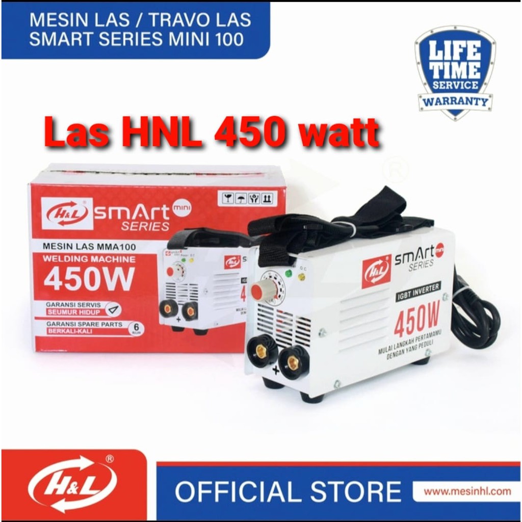 PROMO MINI HNL LOW WATT Mesin Las 450 Smart Series 450W h&amp;l hl Las inverter