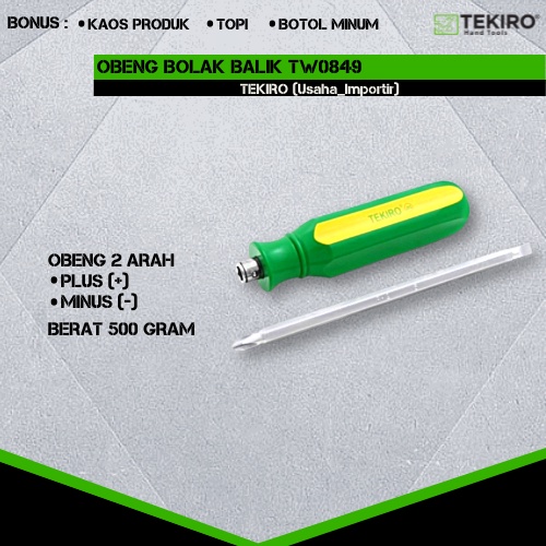 Obeng Tekiro TW0849  Obeng Set Obeng  Obeng Ketok Obeng Tekiro Obeng Kecil Obeng  Full Set Obeng Pan