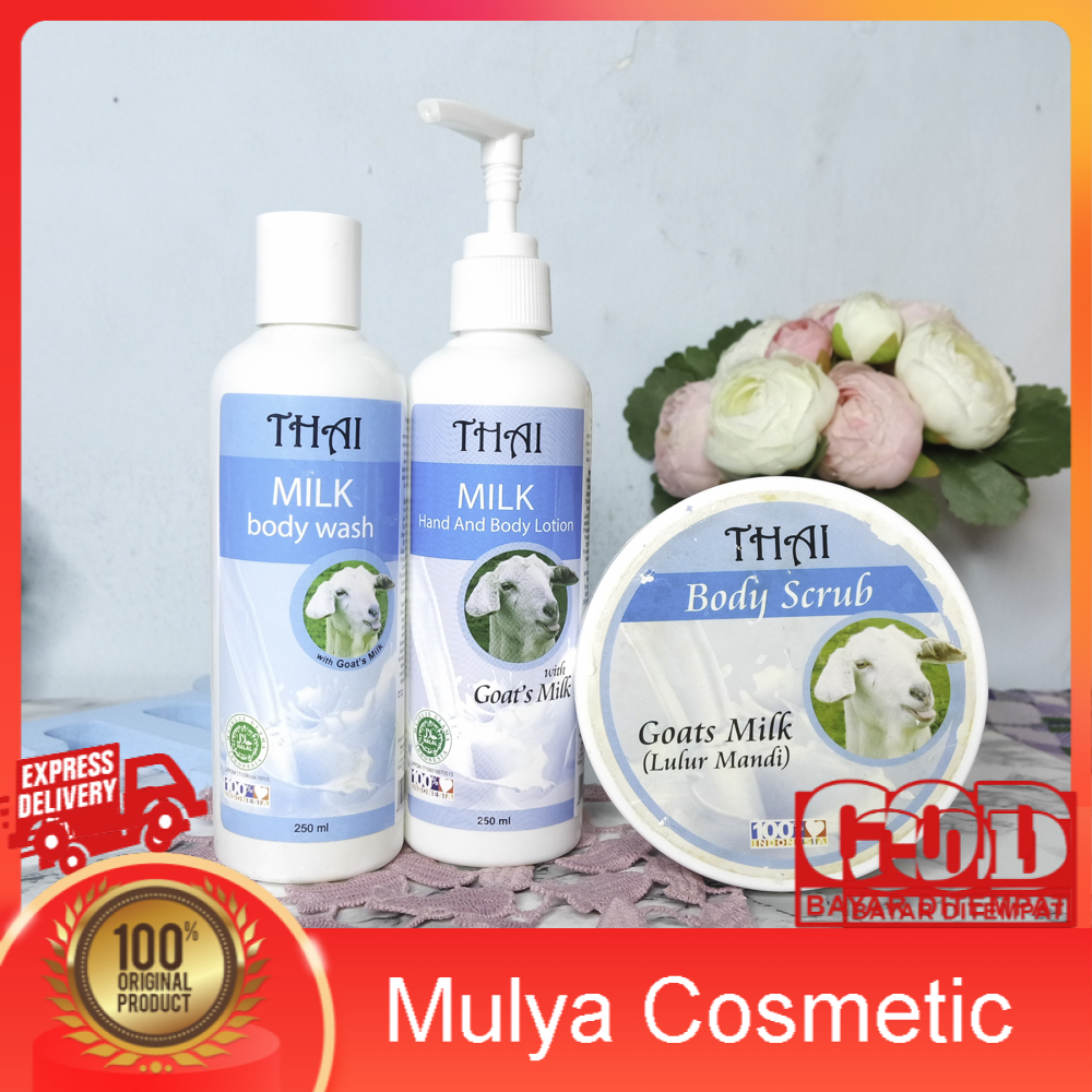 PAKET SUSU KAMBING WHITENING THAILAND GOATS MILK