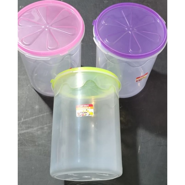 toples/tempat krupuk/tempat peyek trisula 4 liter