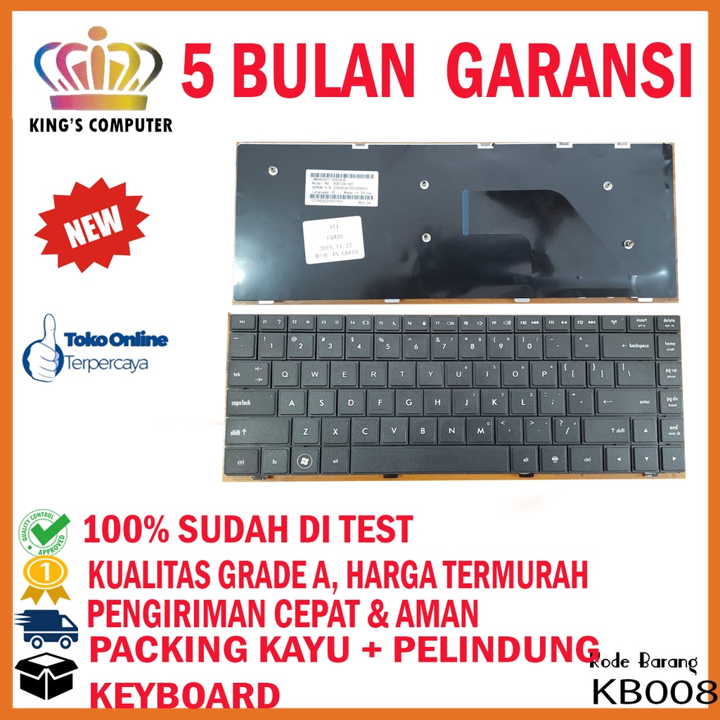 Keyboard Laptop Hp Compaq CQ420 Cq320 CQ321 CQ325 CQ326 CQ420 CQ421