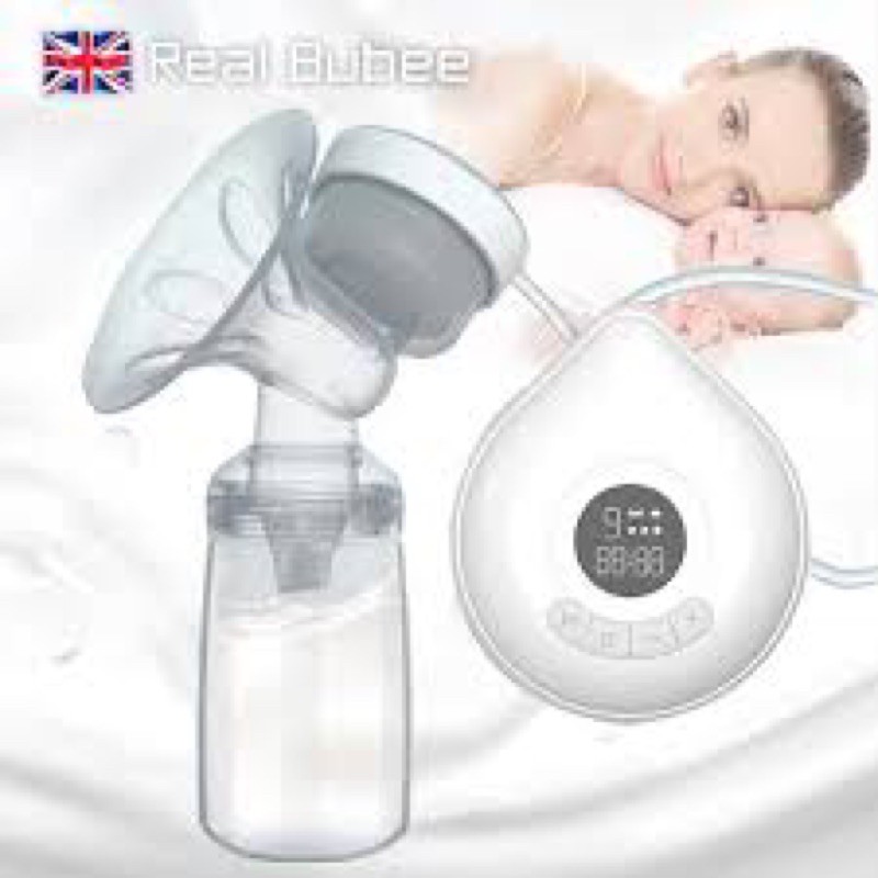 Real Bubee RBX-8027 Rechargeable Electric Breastpump Double Pompa ASI