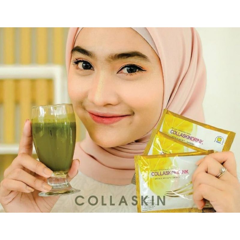 

Collaskin drink matcha