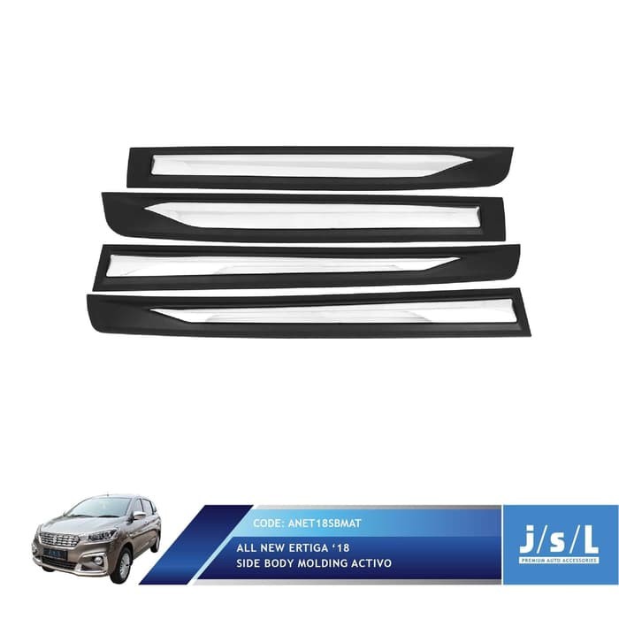 JSL Lis Body All New Ertiga 2018 Model Activo Side Body Molding