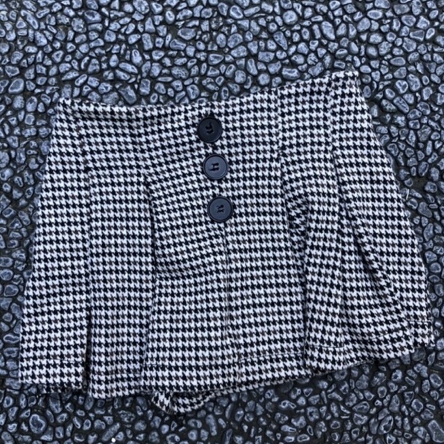 Zara Kids Shorts Pleated Checkered/ Celana Zara Anak Kotak