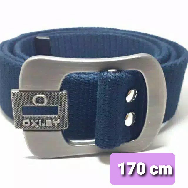 Sabuk Pria kain kanvas 170cm navy A6A5 Basic Aksesoris Promo  Best Seller Kantor Kondangan Tali Dise
