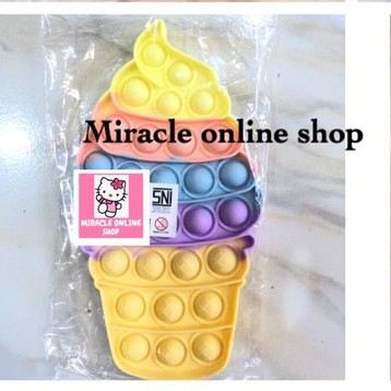 POP IT FIDGET PUSH UP POP ITS ROUND BUBBLE STRESS RELIEF BUBBLE SENSORY POP IT TERMURAH-POP IT ES KRIM