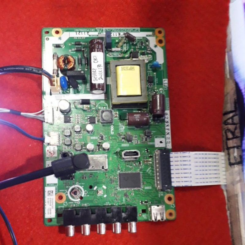 Mb - Mainboard Sharp LC-24LE170I - Mesin Tv Led Sharp LC-24LE170I - Mobo Micom Mb Sharp LC-24LE170I