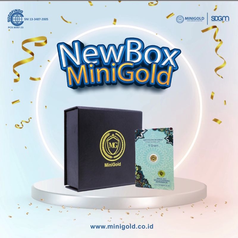 New Box Minigold Kendari / GIFT BOX MAGNETIC EXCLUSIVE MINIGOLD | ANTAM