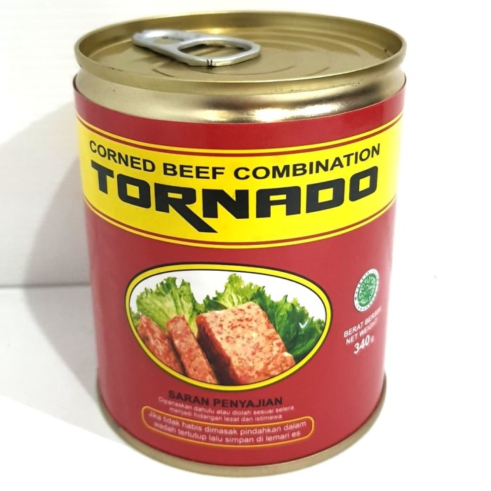 

5ds45ss Kornet Daging Sapi Tornado Kaleng 340 Gr Xa20X1