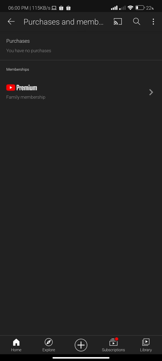 Youtube Premium 1 Bulan