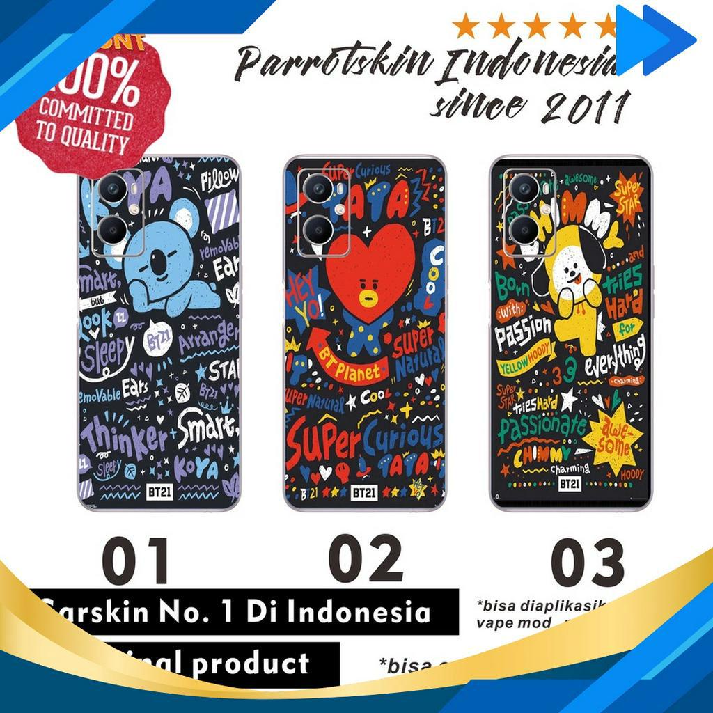 MAKSIMAL Garskin skin samsung A32 A33 A52s A53 A72 5g dll BTS BT21 sticker case