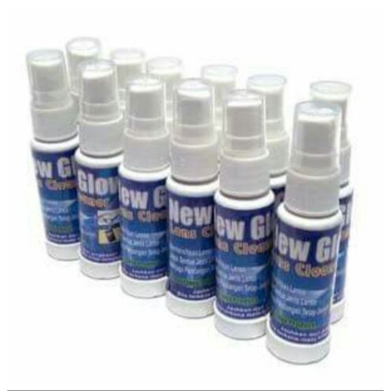 BARANG ASLI : SEMPROTAN KACAMATA NEW GLOW 30ML [ 1BOX =12Botol ]