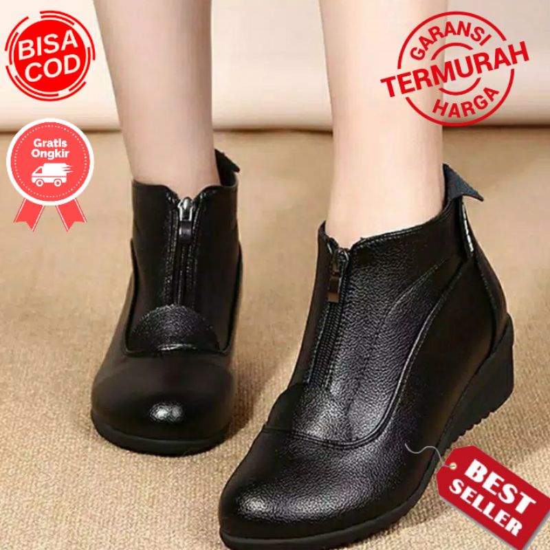 Sepatu Boots Wanita But Wanita Erina Boots By Etnikshoes Sepatu Bot Wanita