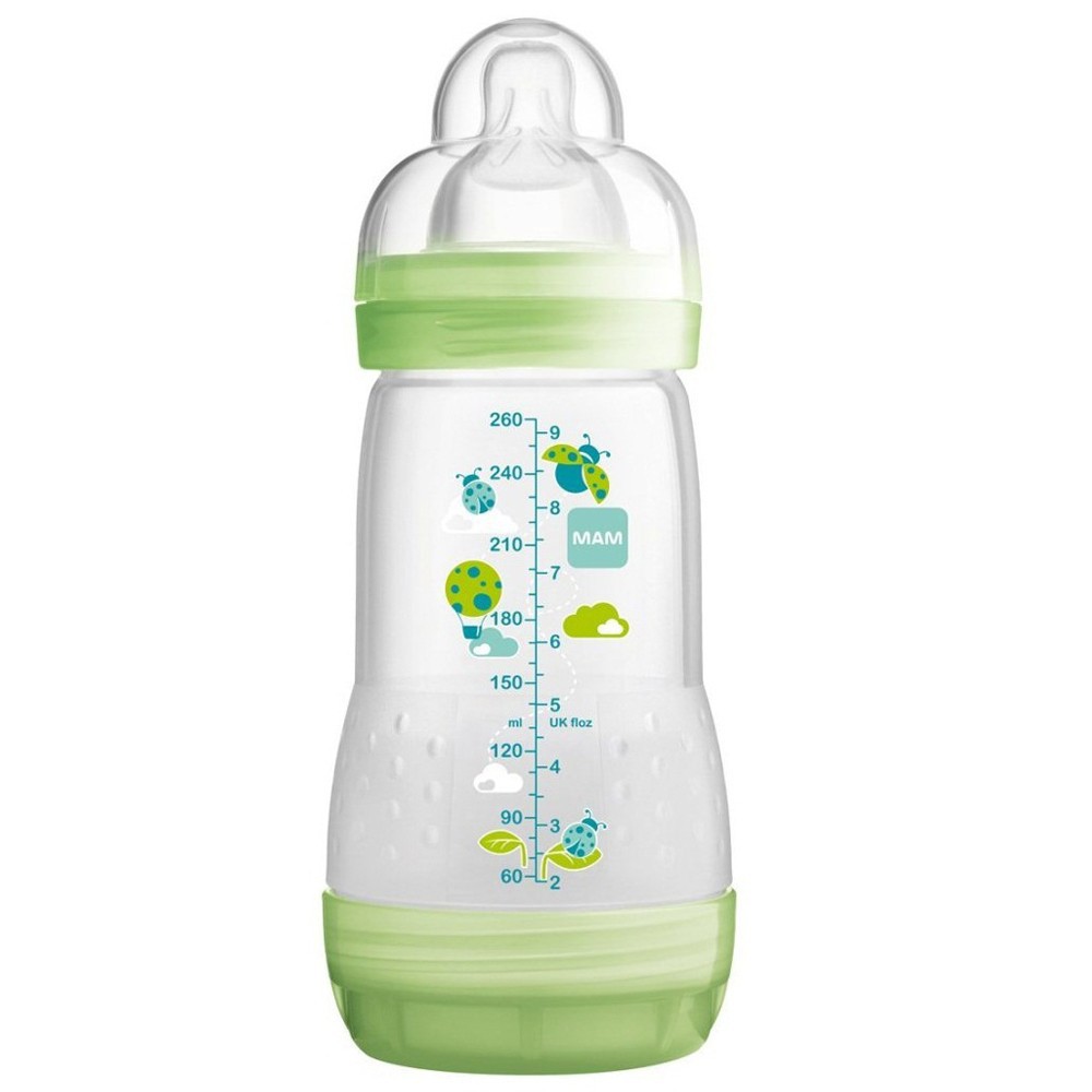 MAM Anti Colic Bottle 260ml (Motif Beragam)