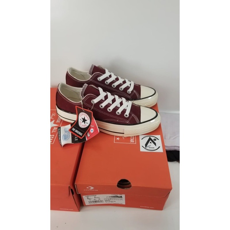 TERBARU!!!(BISA COD) HARGA GROSIR JUAL ECER SEPATU SNEAKER CONVERSE ALSTAR 70s ox OFF WHITE GLOSSY