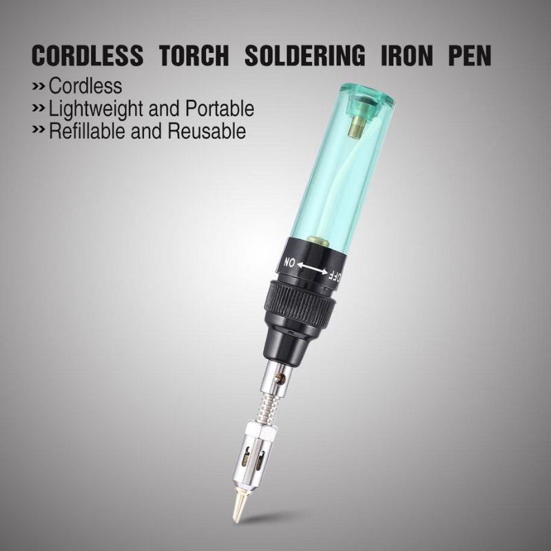 Cordless Torch Solder Iron Pen Type Gas Soldering Iron Welding