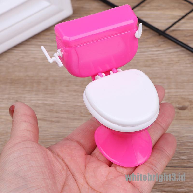 (white3) Miniatur Toilet Kamar Mandi Untuk Rumah Boneka