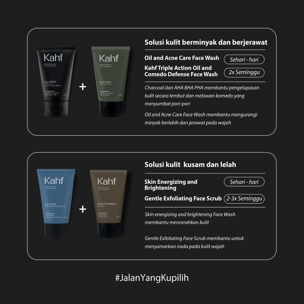 Kahf Oil and Acne Care Face Wash 100 ml