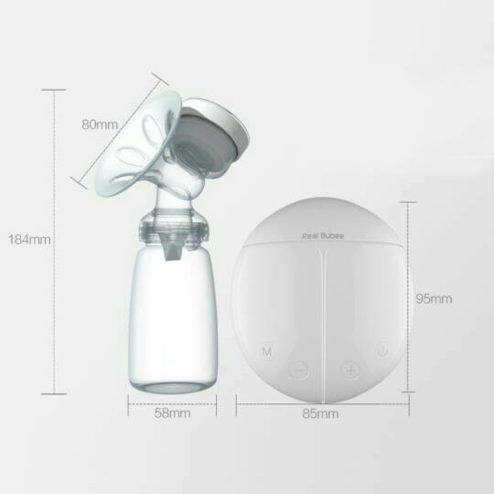 Real Bubee Double Electric Breast Pump Pompa ASI Elektrik Murah Berkualitas