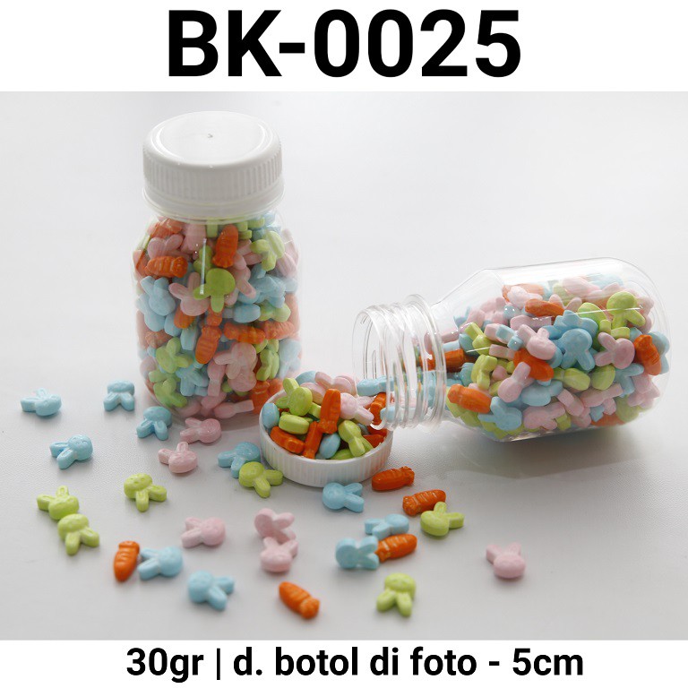 

BK-0025 Sprinkles sprinkle sprinkel bunny easter wortel paskah 30gram yamama baking grosir murah sprinkles cake dekorasi mutiara trimit decoration story sprinklestory sprinklesstory sprinkle story yamama baking