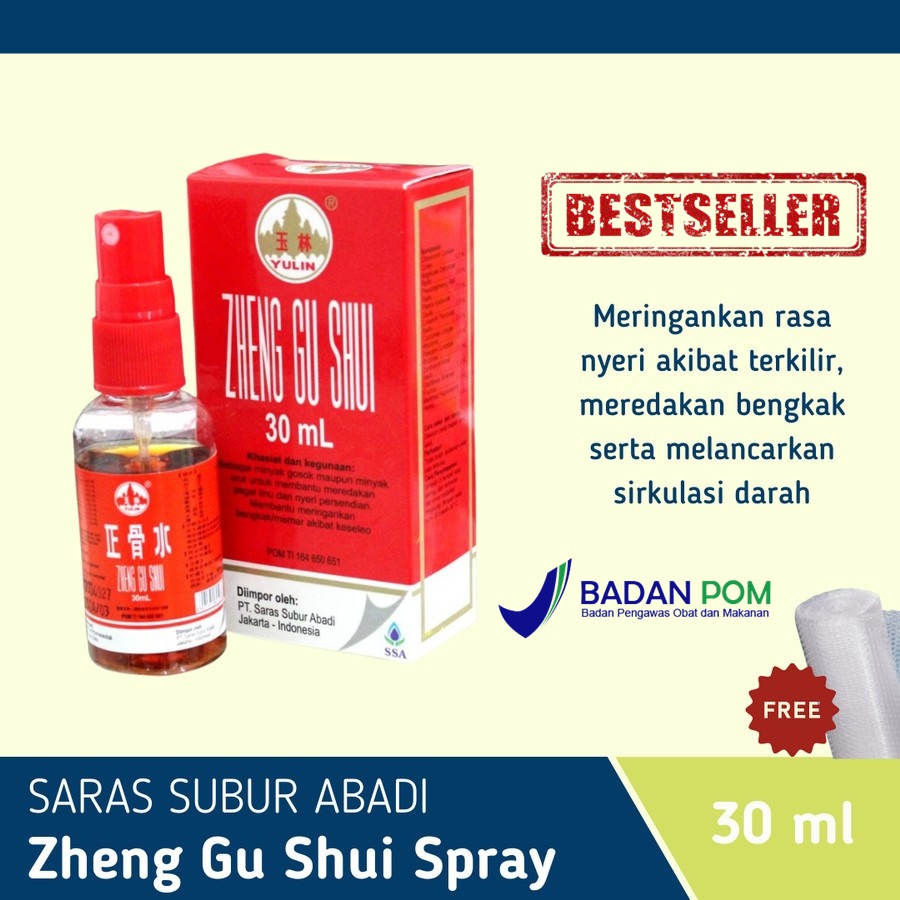 BPOM Spray nyeri otot zheng gu shui 30ml Original obat patah tulang dan retak cina ampuh