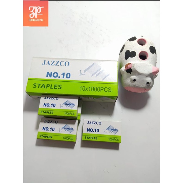 

Isii Staples Stapler Murah Ekonomis Hemat no. 10 5mm 10x1000pcs