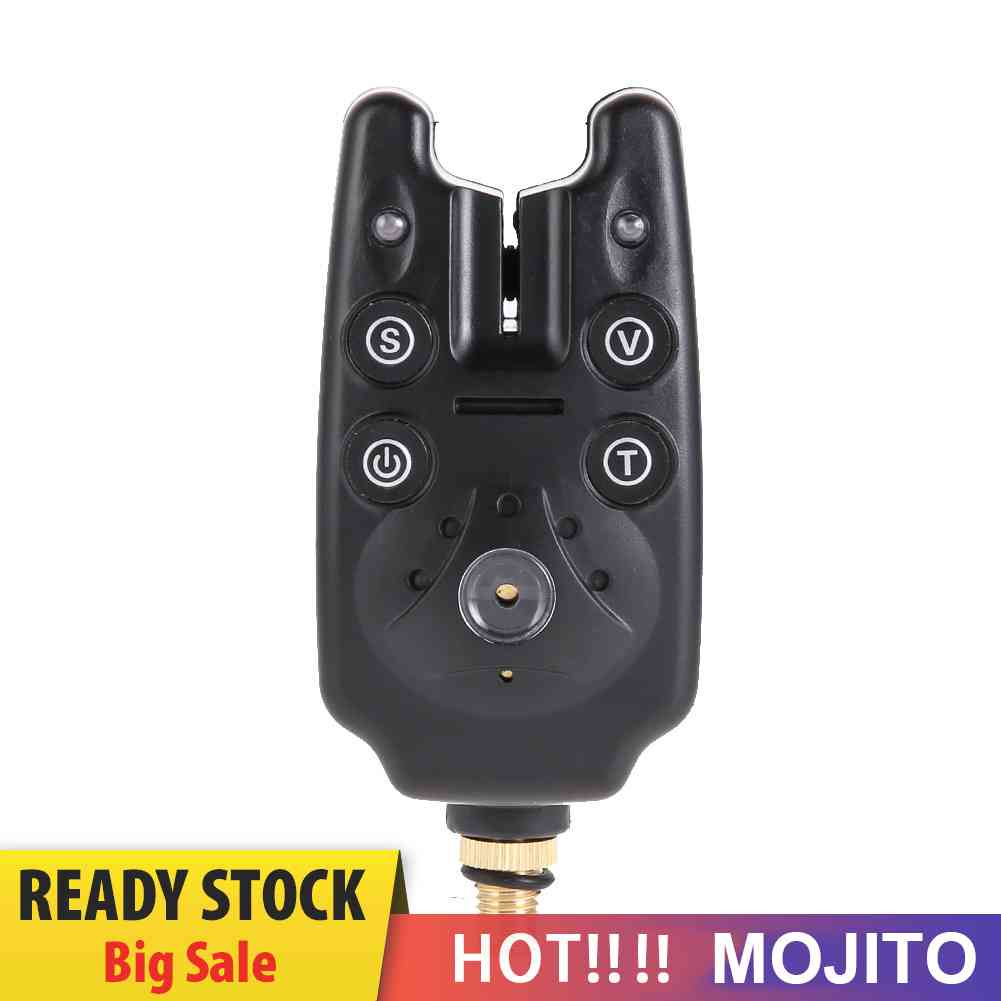 Alarm Joran Pancing 2 Lampu Led Anti Air Dengan Kontrol Volume