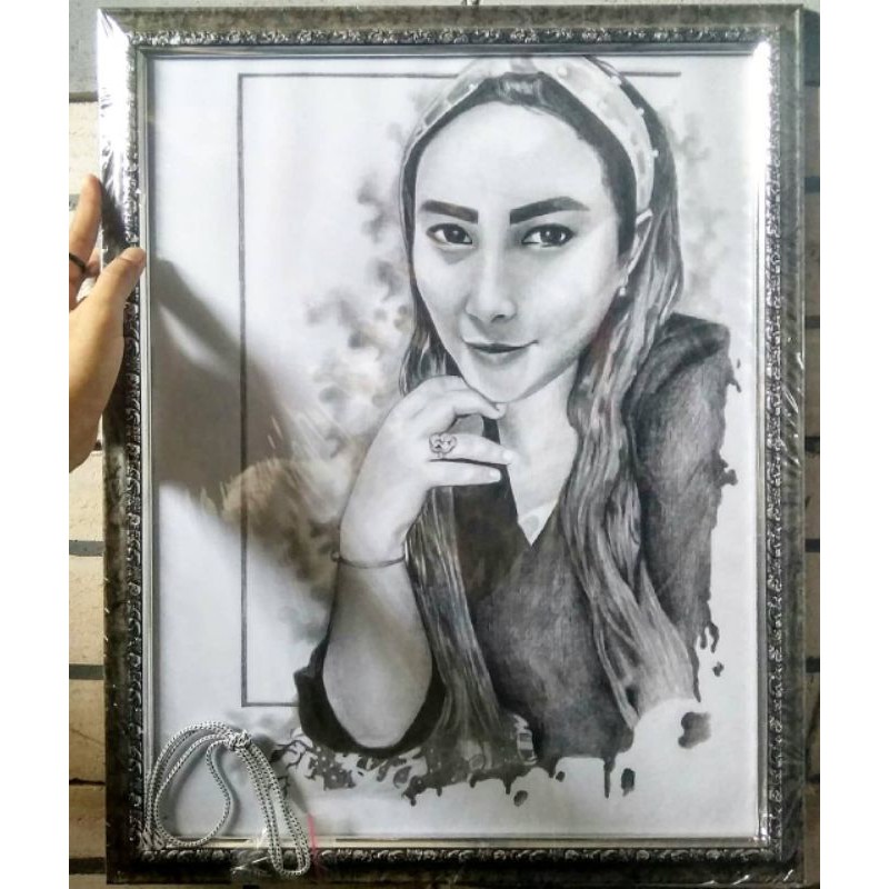 

sketsa hitam putih ukuran A3 -30x40-