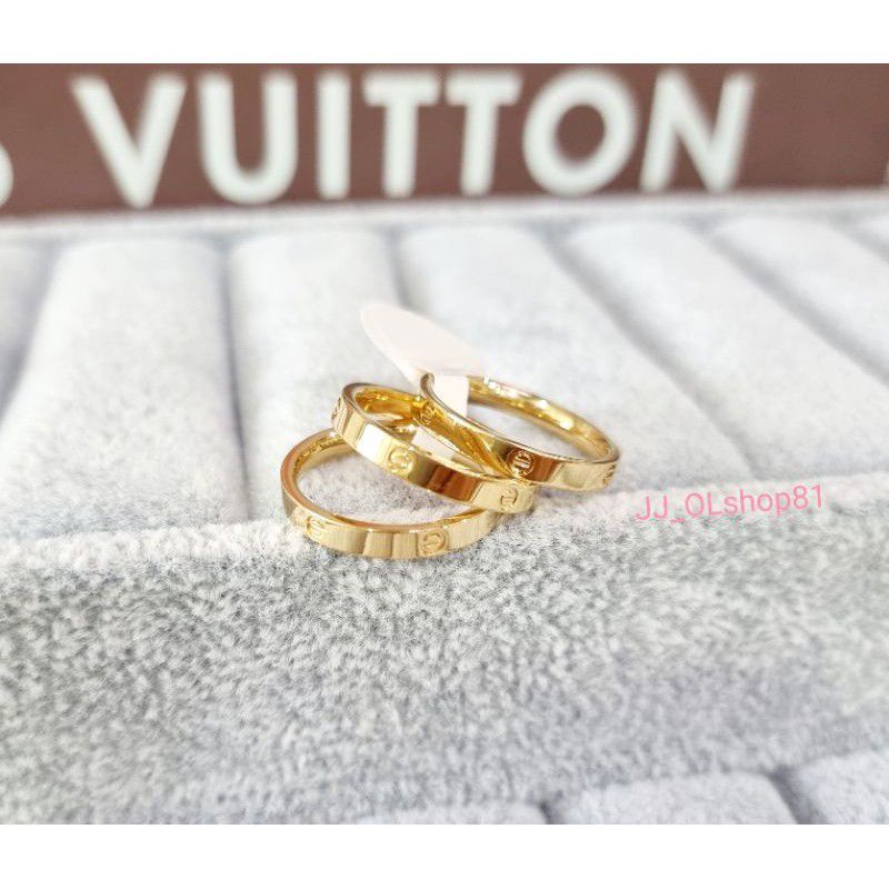 Cincin CTR Set 3 Gold TITANIUM 100%