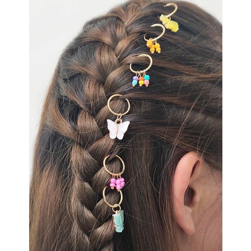 LRC Aksesoris Rambut Fashion Butterfly Butterfly Acrylic Alloy P3470X