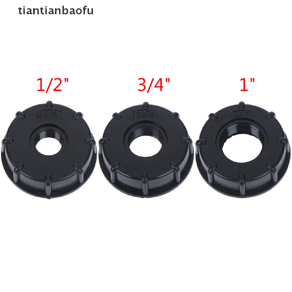 (Tianbaofu) Adapter Konektor Katup Tangki Air IBC 1 / 2 &quot;3 / 4&quot; 1 &quot;