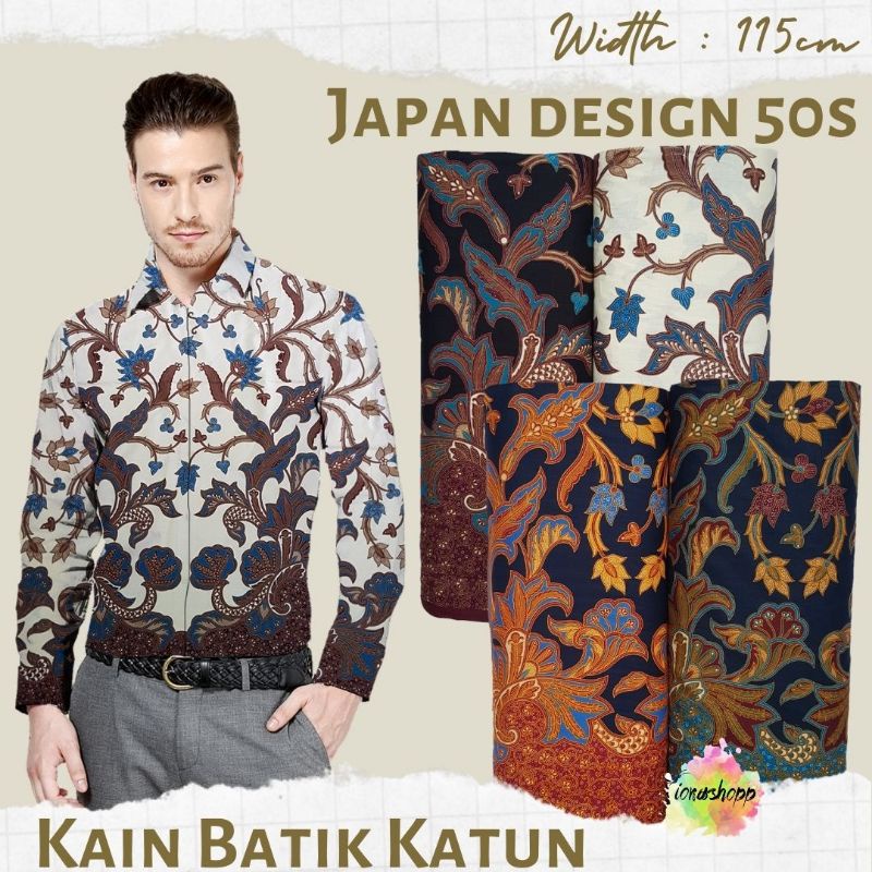 Kain Batik Katun QN5332 Kain Batik Meteran Pria Wanita