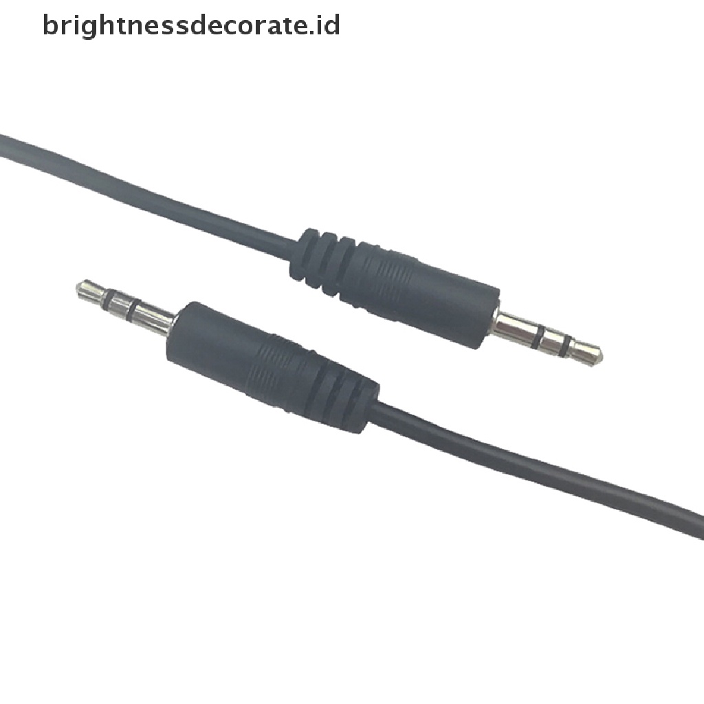 1 Pc Kabel audio stereo aux 3.5mm Jack male to male Panjang 0.5m Untuk Mobil