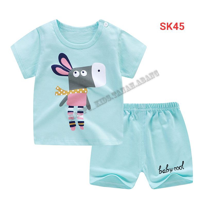 SETELAN BAYI LENGAN PENDEK / SETELAN BAYI IMPORT