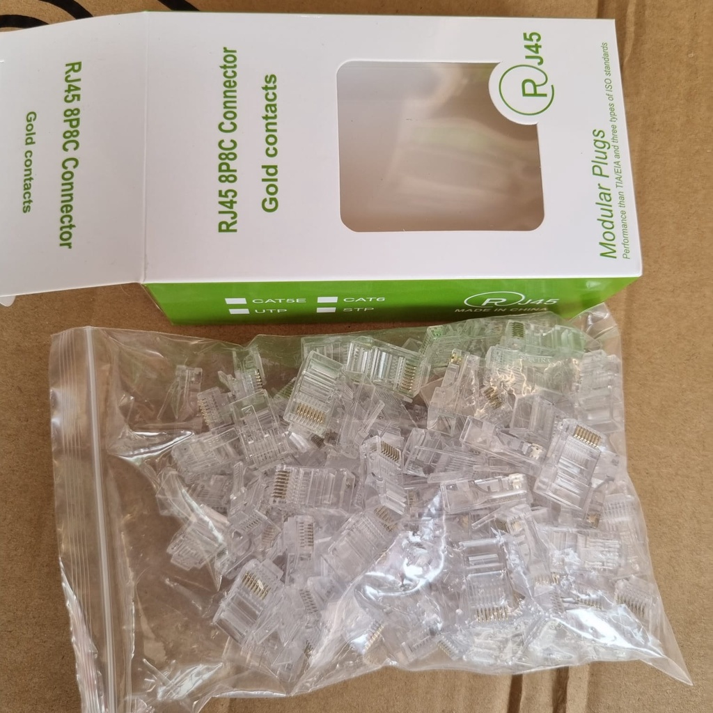 Konektor Rj45 Spectra Utp Cat5e Rj 45 100Pcs