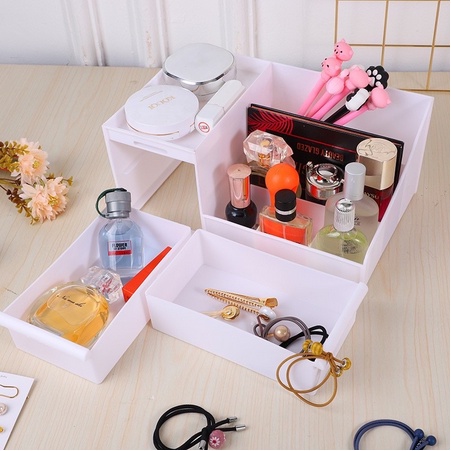 [OL] Rak Hias Kosmetik Tempat Makeup Kotak Penyimpanan Makeup Storage Box Organizer