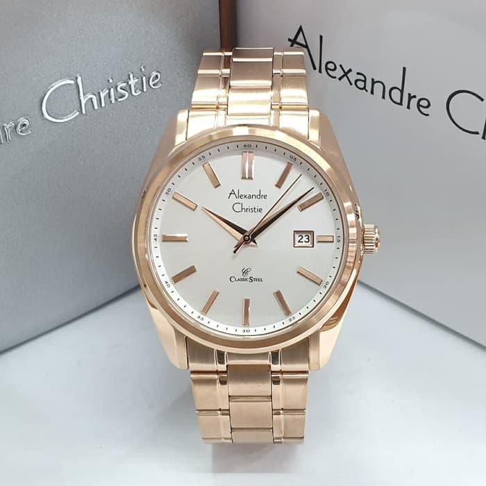 Alexandre Christie AC8514 Rosegold Original Alexanadre Christie Pria AC 8514