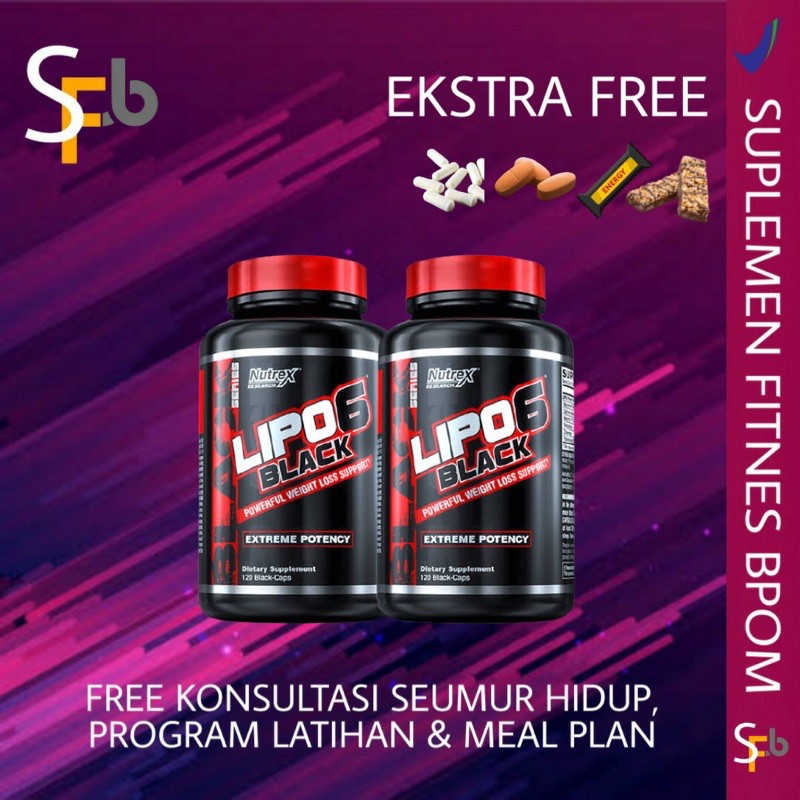 Nutrex Lipo6 Black Training 30 Serving Pre workout SUPLEMEN FITNES KESEHATAN GYM MAKANAN STAMINA